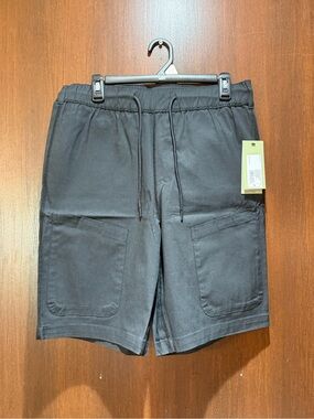 Target Men's Black Drawstring Utility Shorts